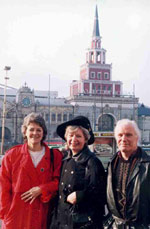 Meg, Pat and Ian In Russia